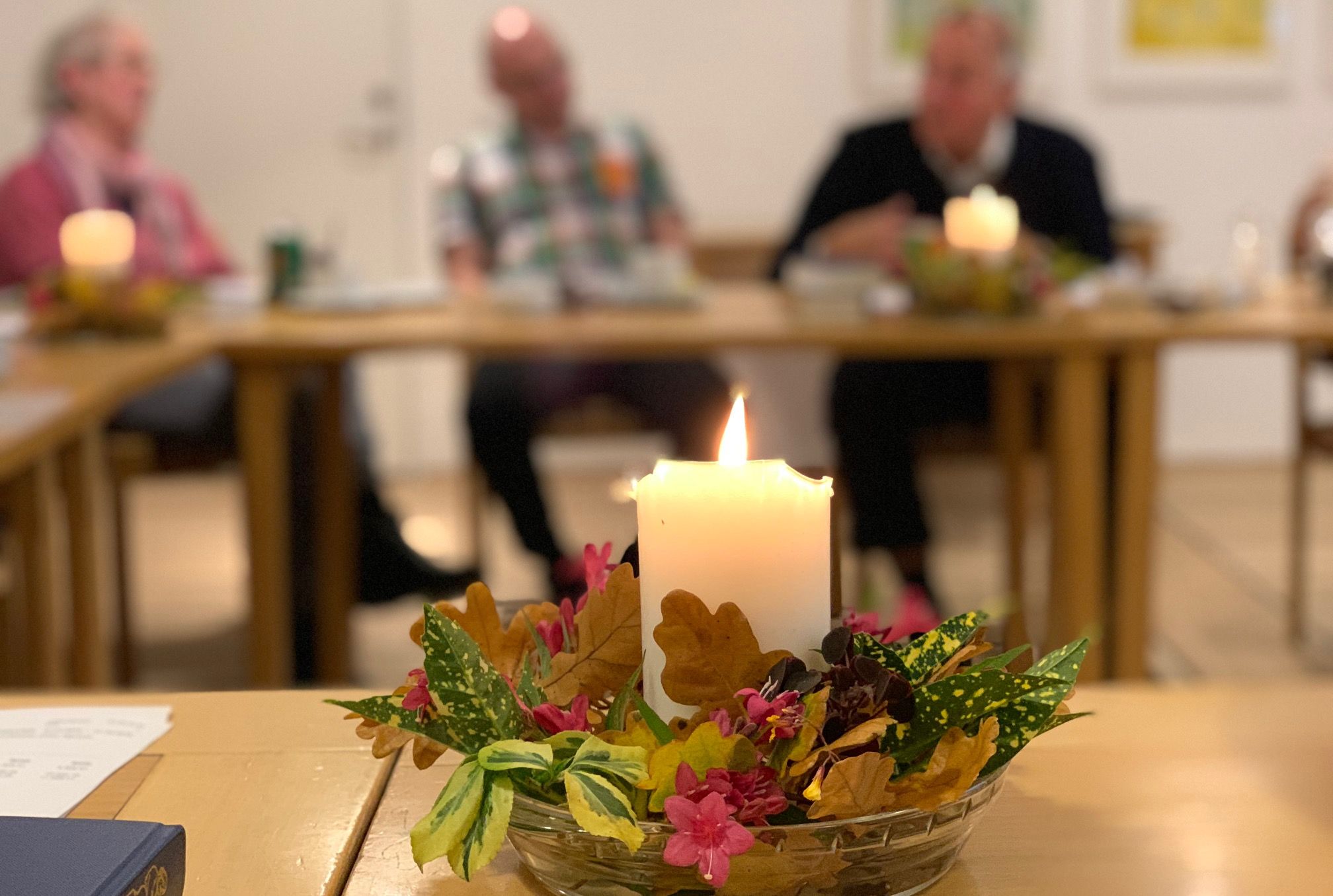 Billede af menighedsrådet til møde