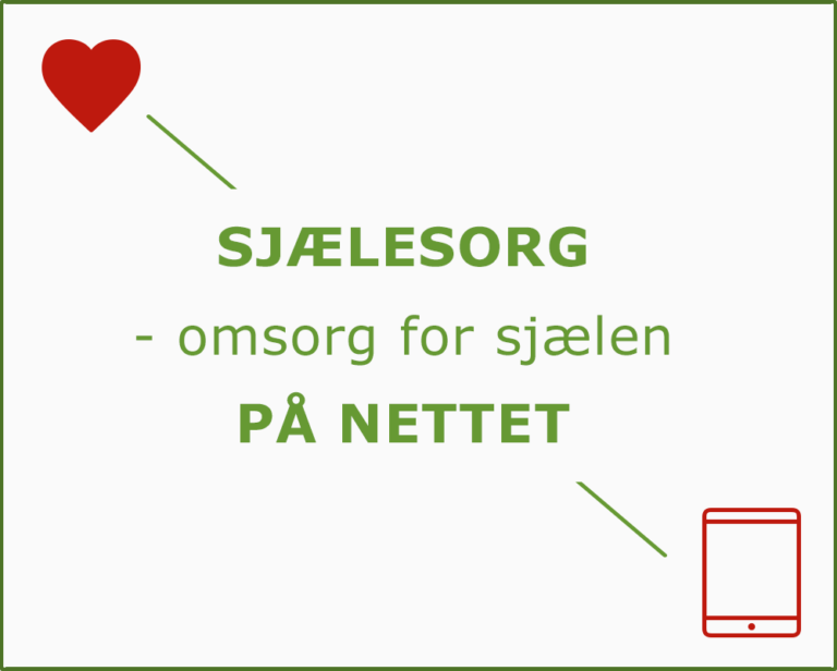 Billede om sjælesorg på nettet. 